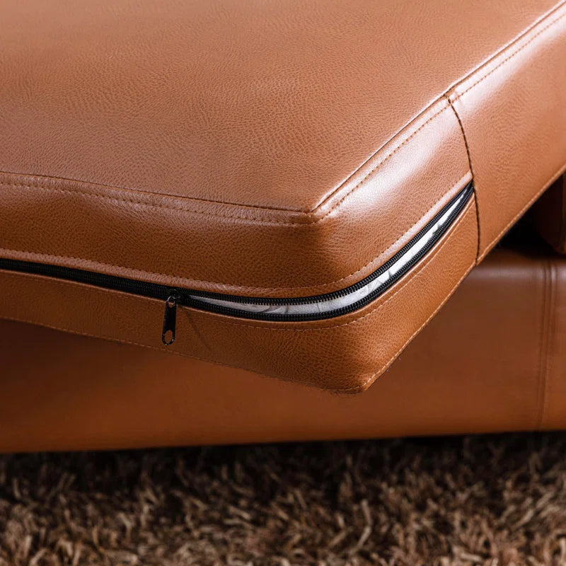 Bobur 80.3'' Faux Leather Sofa