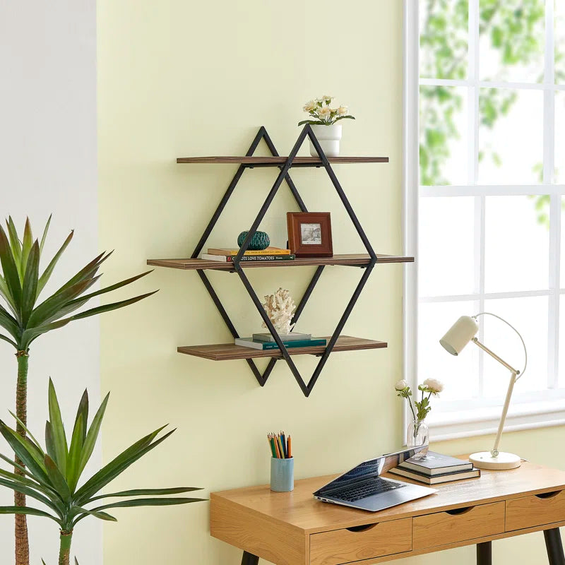 Midland 3 Piece Diamond Tiered Shelf