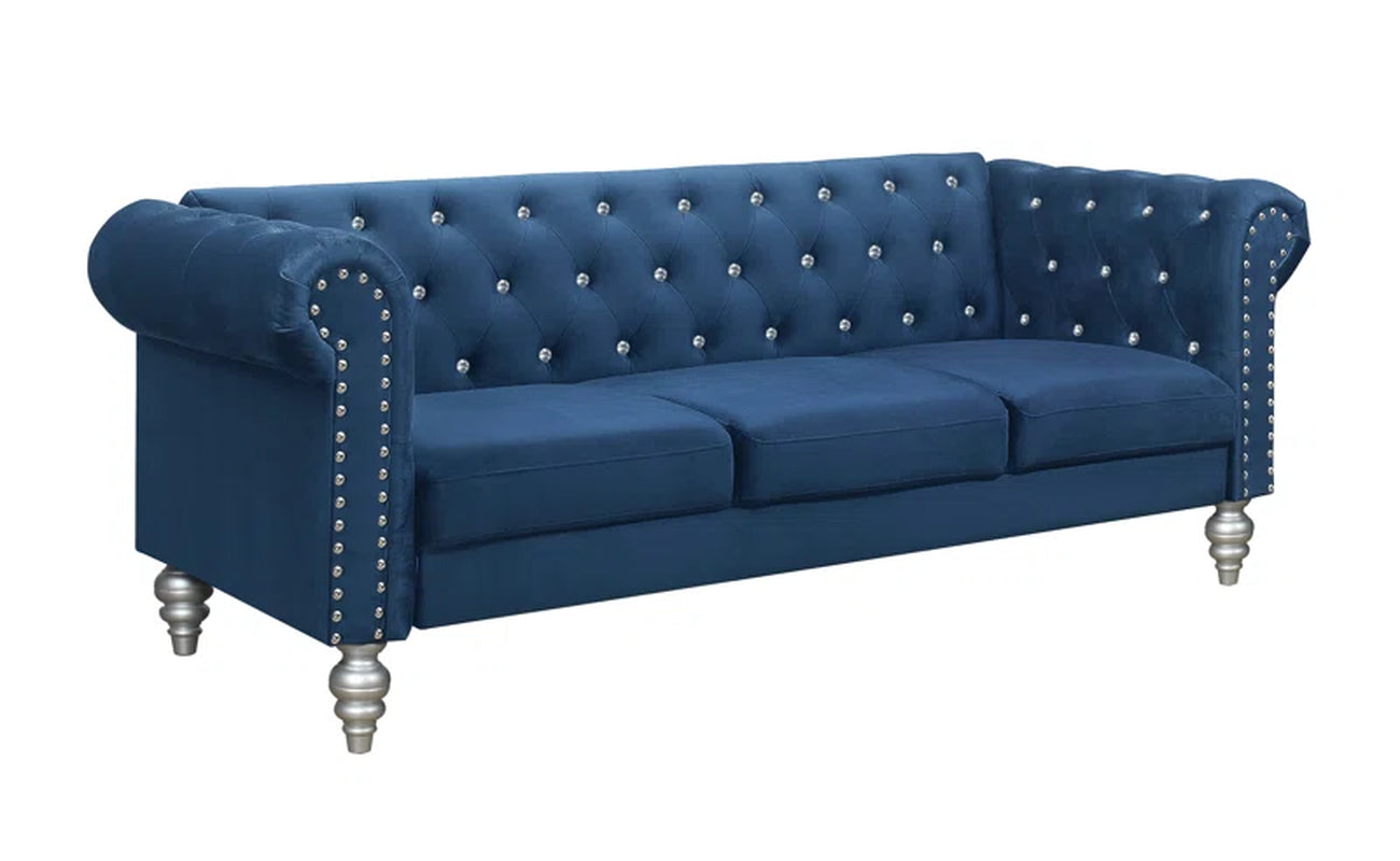 Jabarion 83.3'' Velvet Sofa