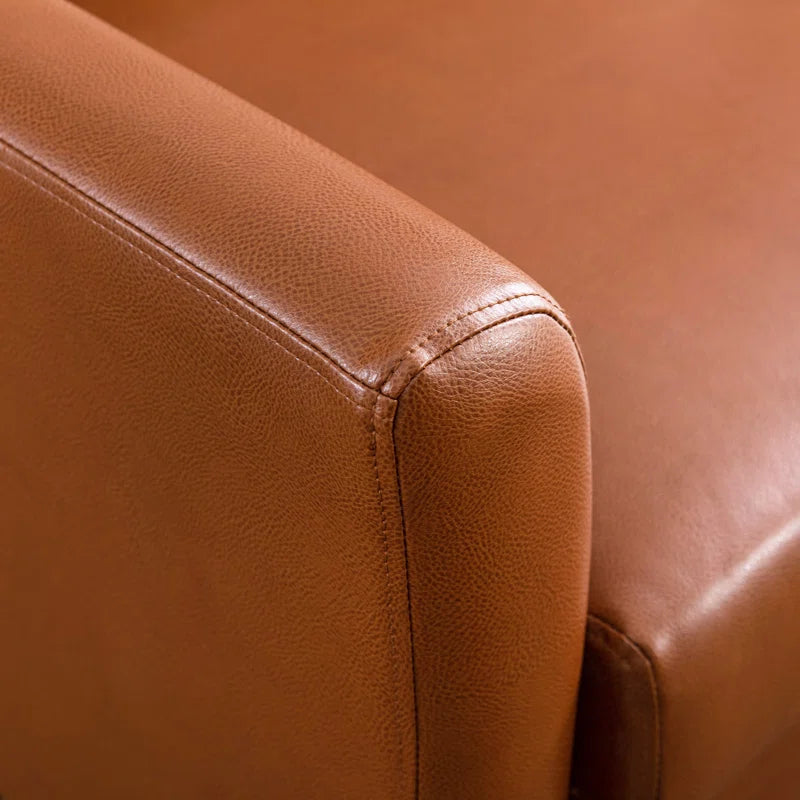 Bobur 80.3'' Faux Leather Sofa